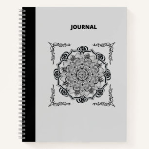 BLACK MANDALA JOURNAL NOTIZBUCH