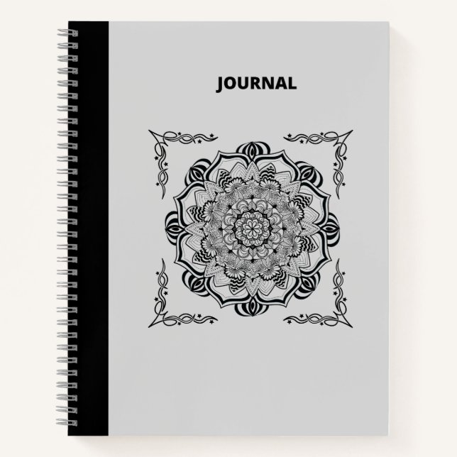 BLACK MANDALA JOURNAL NOTIZBUCH (Vorderseite)