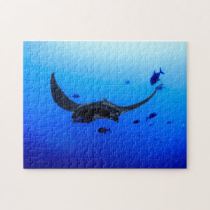 Black Manta Sting Ray Foto Puzzle