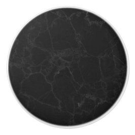 Black Marble Ceramic Knob for Modern Interiors Keramikknauf