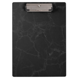 Black Marble Finish Clipboard Stylish and Durable Klemmbrett