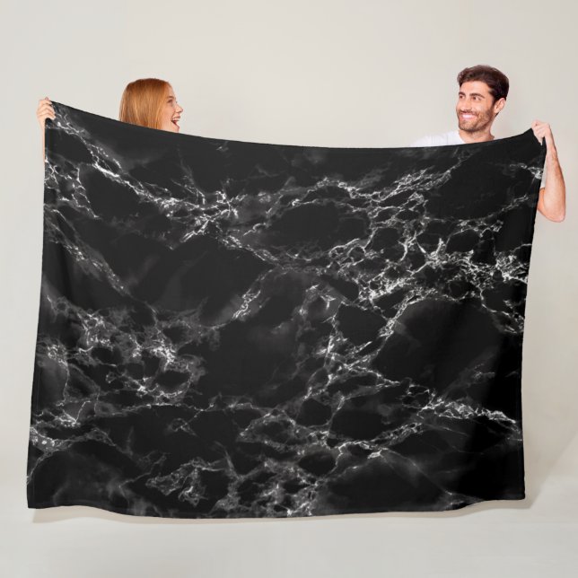 Black Marble Fleece Blanket (Beispiel)
