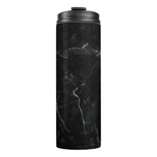 Black Marble Stainless Steel Tumbler Thermosbecher