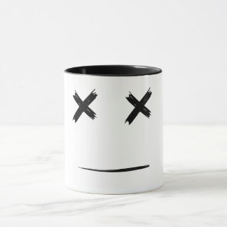 Black Marshmallow Cool Ästhetische Tasse