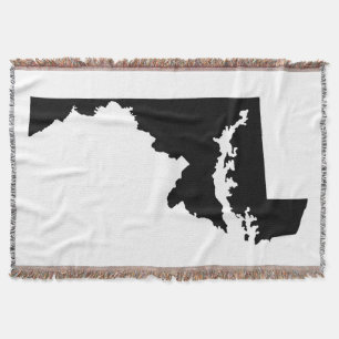 Black Maryland Shape Decke