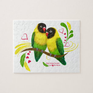 Black Masked Lovebirds Puzzle