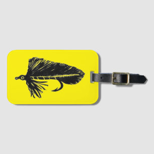 Black Matuka Streamer, Fliegenfischen, Fliegenflie Gepäckanhänger