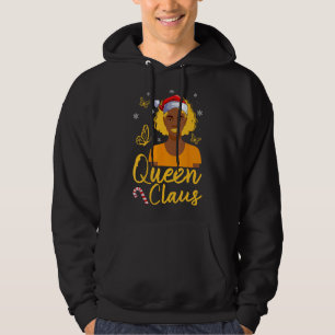 Black Melanin African Afro Königin Claus Girls Hoodie