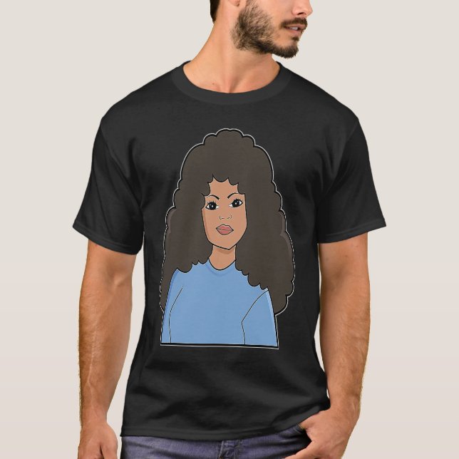 Black Melanin Queen Woman Empowerment Power Girl E T-Shirt (Vorderseite)
