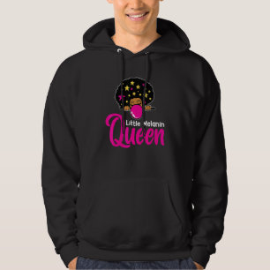 Black Melanin School Queen Black Queen Afro Melani Hoodie