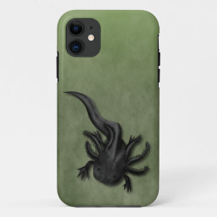 Black Melanoid Axolotl Art Case-Mate iPhone Hülle