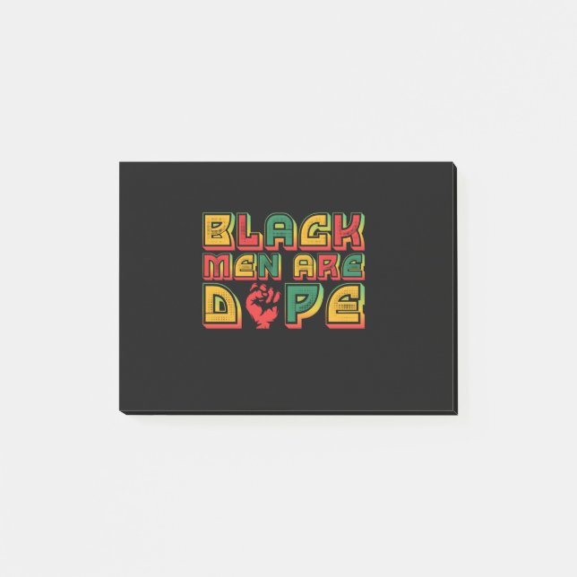 black_men_are_dope_01 post-it klebezettel (Vorderseite)