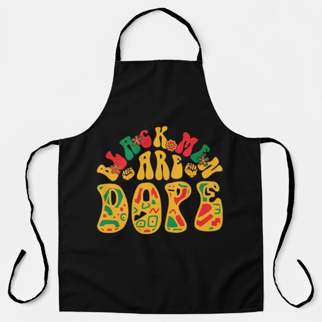 black_men_are_dope_02 schürze (Vorderseite)