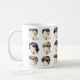 Black Men Haircut Tasse - Barbershop Stile