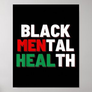 Black Mental Health Poster