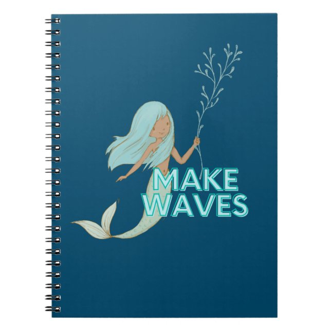 Black Mermaid Journal Notizblock (Vorderseite)