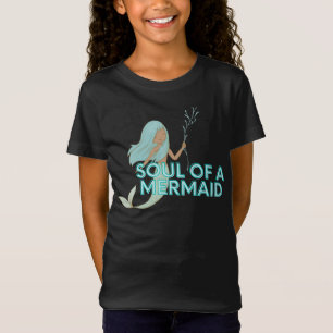 Black Mermaid Kids T - Shirt