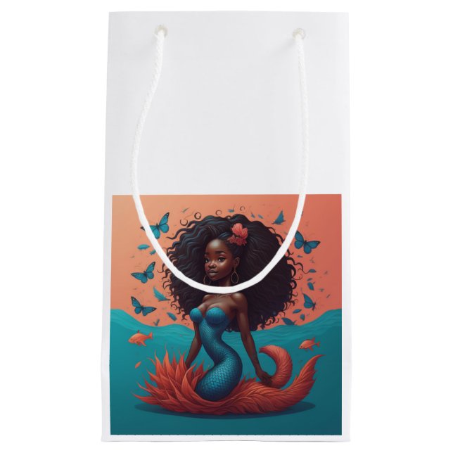 Black Mermaid Kleine Geschenktüte (Vorderseite)