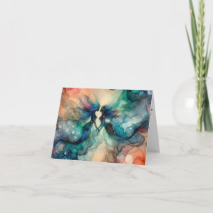 BLACK MERMAID LOVERS VIBRANT ALCOHOL INK KARTE