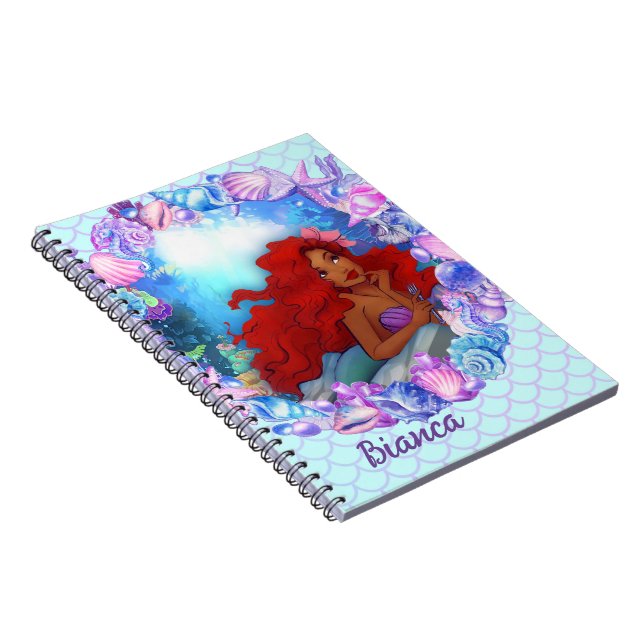 Black Mermaid Notizblock (Rechte Seite)
