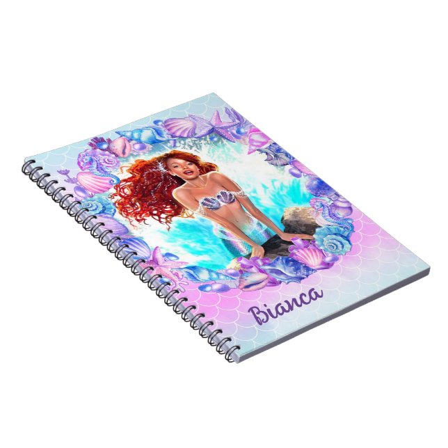 Black Mermaid Notizblock (Rechte Seite)