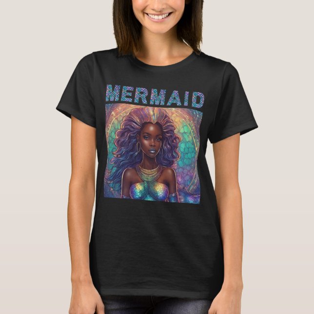 Black Mermaid T - Shirt (Vorderseite)
