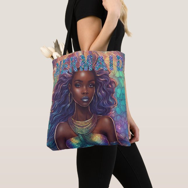 Black Mermaid Tote Bag (Von Nahem)