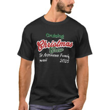 Black Merry Cruise Weihnachten personalisieren T -