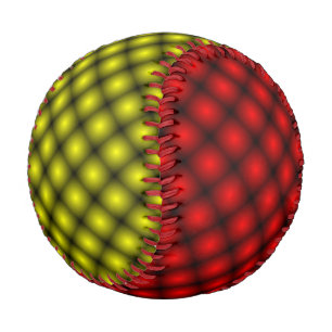 Black Mesh White Balls Moire (T) von Kenneth Yonci Baseball