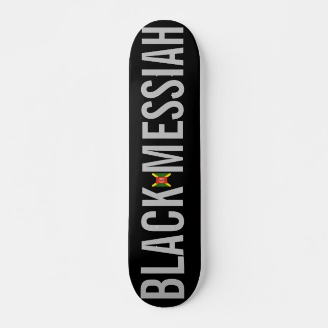 BLACK MESSIAH JMT Skateboard, 7¾ Zoll Deck Skateboard (Vorne)