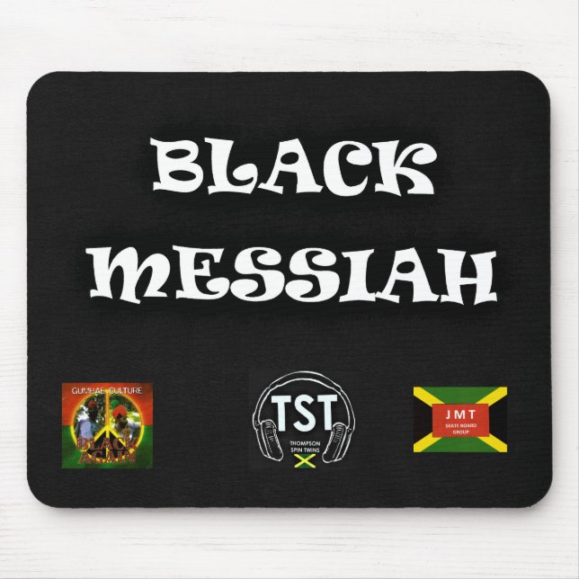 BLACK MESSIAH Mousepad (Vorne)