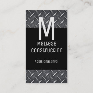 Black & Metal Business Card 4 Visitenkarte