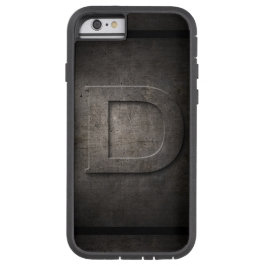 Black Metal D Monogram iPhone Case