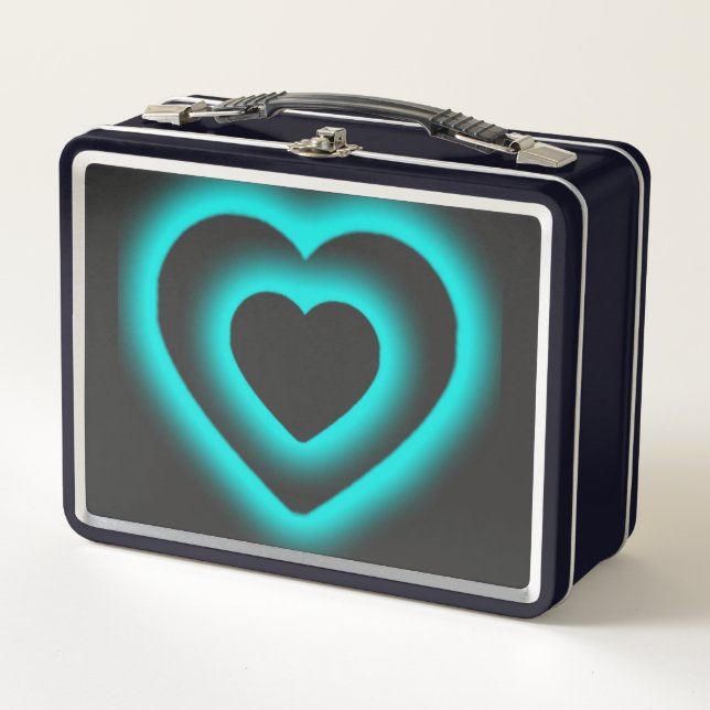 Black Metal Lunchbox (Vorderseite)