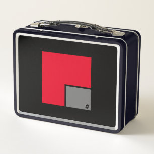 BLACK Metal Lunchbox bY #MMETROPOLIM