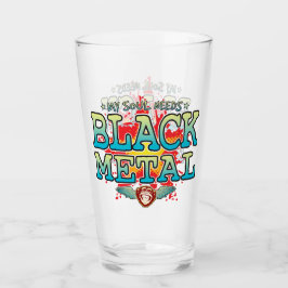Black Metal Soul Glass Tumbler