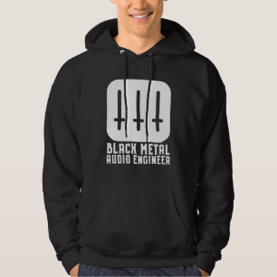 Black-Metal-Toningenieur Hoodie