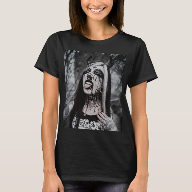 Black Metal Women T - Shirt (Vorderseite)