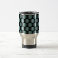 Black Metallic Abstrakt Basket Weave Pendler