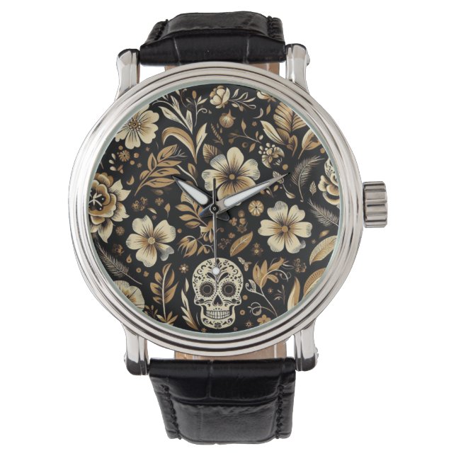 Black Mexican Dead Armbanduhr (Vorderseite)