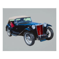 Black Mg TC Antiker Auto