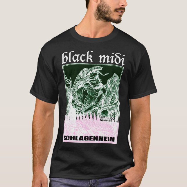 Black Midi Schlagenheim Essential T - Shirt (Vorderseite)