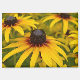 Black Mit Augen Susan Blume Magnet