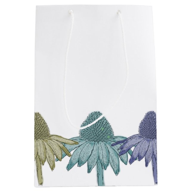 Black Mit Augen Susan Blume Mittlere Geschenktüte (Vorderseite)