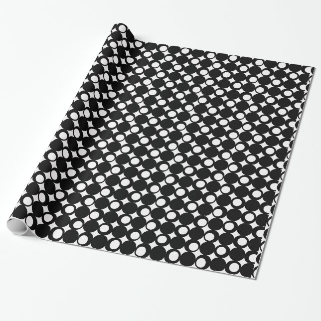 Black Mod Ball Design @ Emporio Moffa Geschenkpapier (Ungerollt)