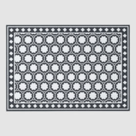 Black Modern Bone Inlay Decoupage Paper Seidenpapier