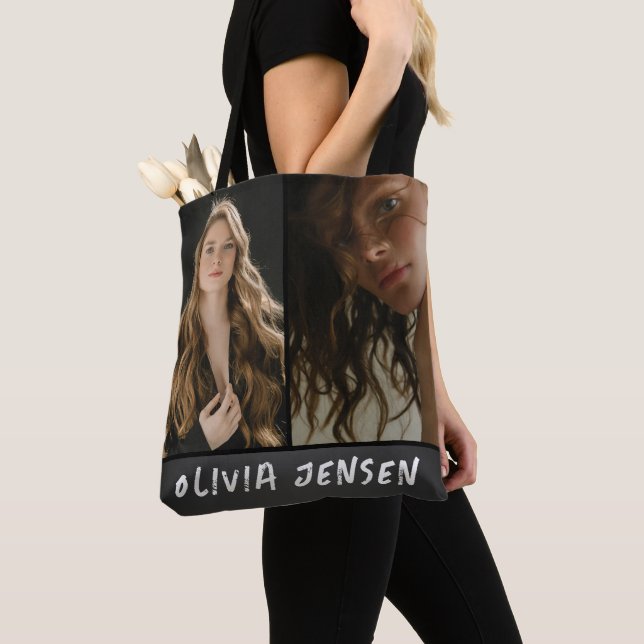 Black Modern Foto Totbag (Von Nahem)