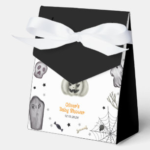 Black Modern Little Boo Ghost Boy Baby Dusche Geschenkschachtel