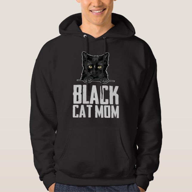 Black mom  Black kitten  Blacks  2 Hoodie (Vorderseite)
