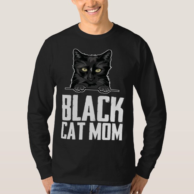 Black mom  Black kitten  Blacks  2 T-Shirt (Vorderseite)